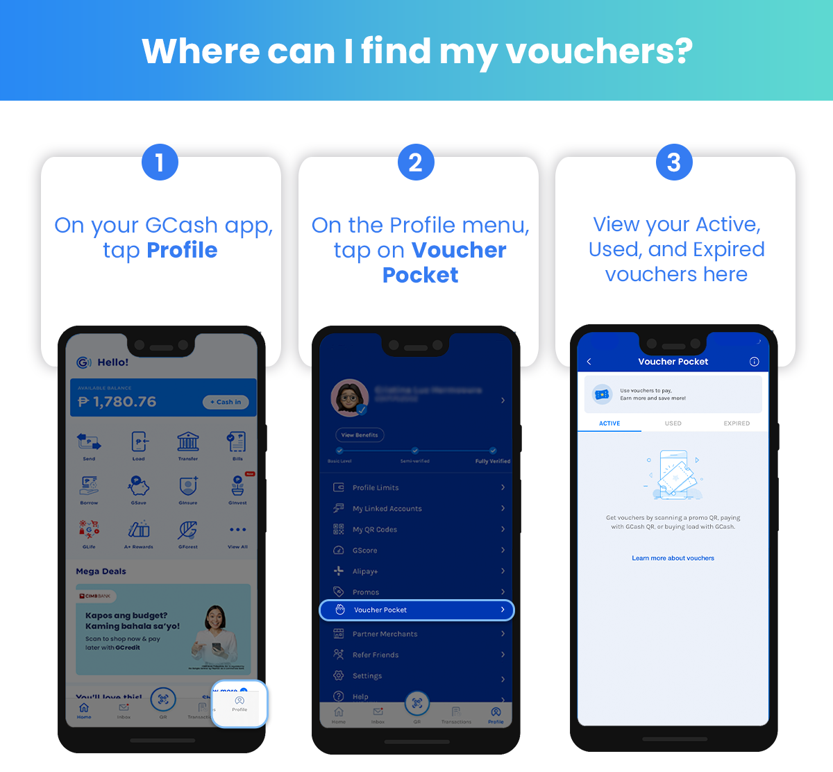 View And Use Vouchers Via Voucher Pocket GCash Help Center