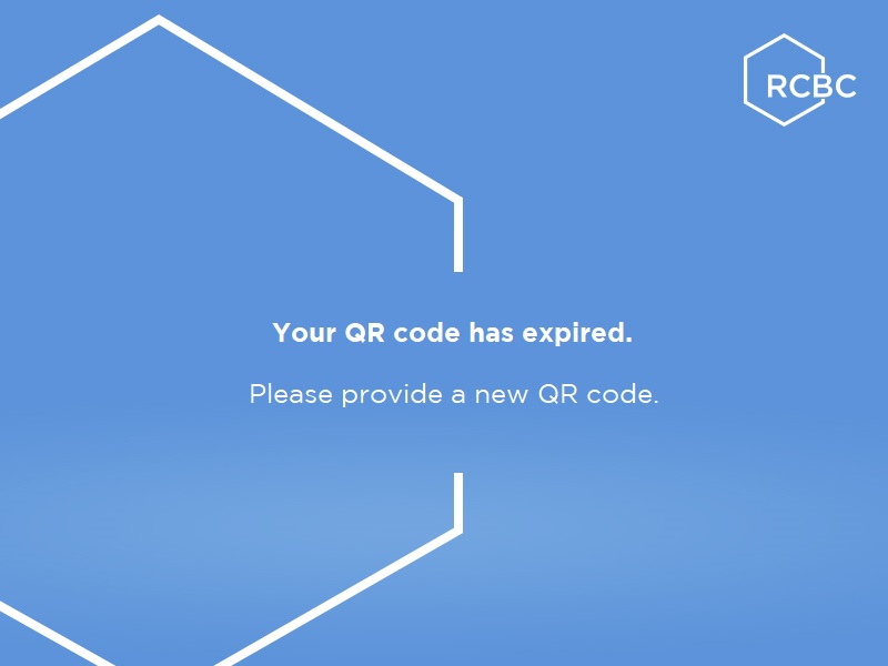 RCBC Scan to Withdraw_Your QR code has expired