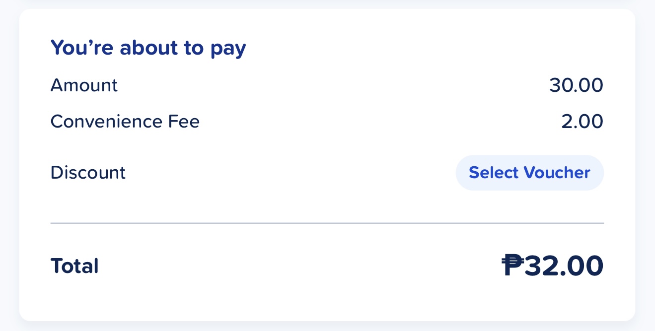 Buy load fee sample GCash