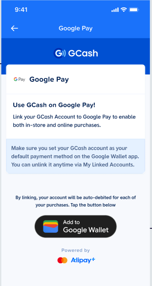 Add to Google Wallet