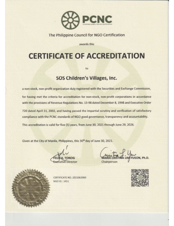 PCNC CERTIFICATE OF ACCREDITATION 2021-2026 - Ivy Evangelista.jpg