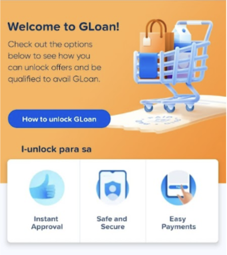 GLoan ineligible user screen