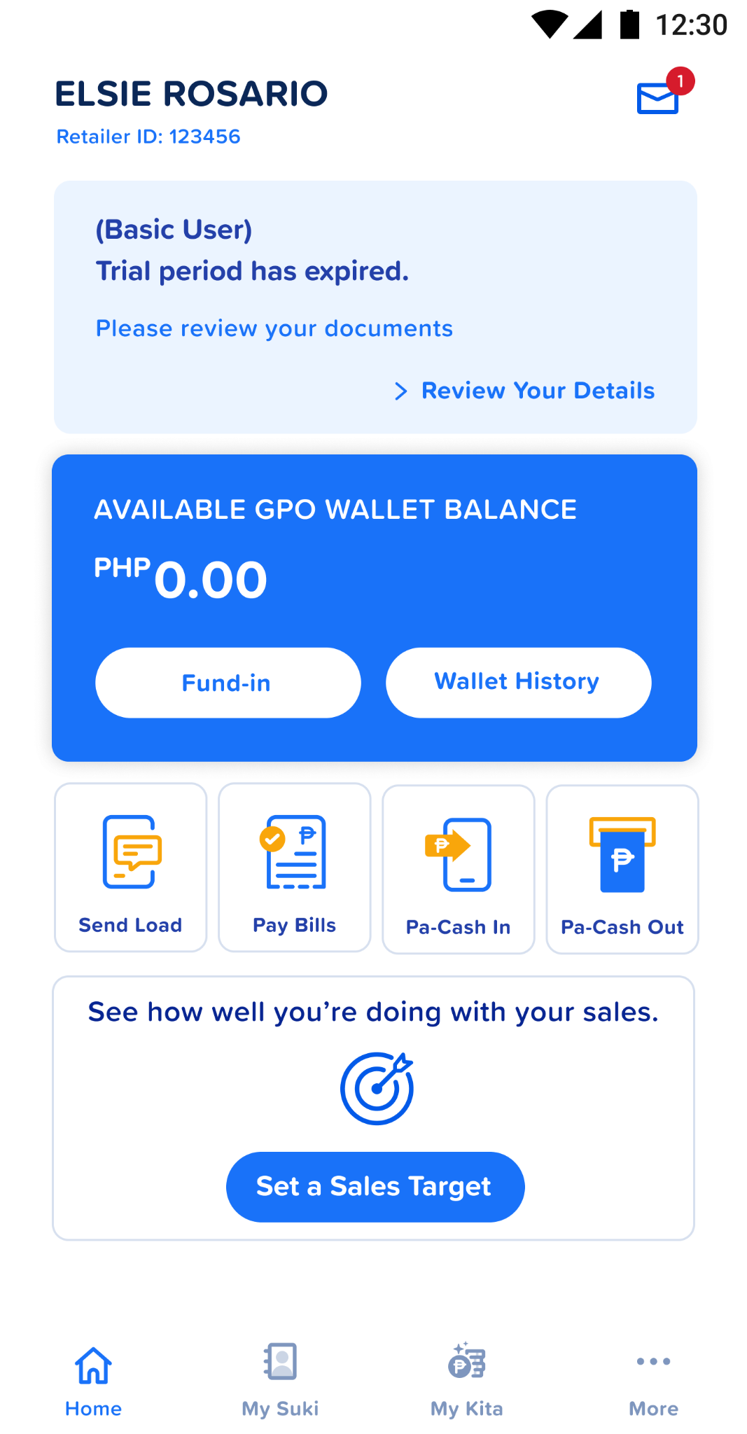 GPO dashboard