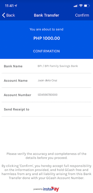 How Can I Send Money To A Bank Gcash Help Center 6513